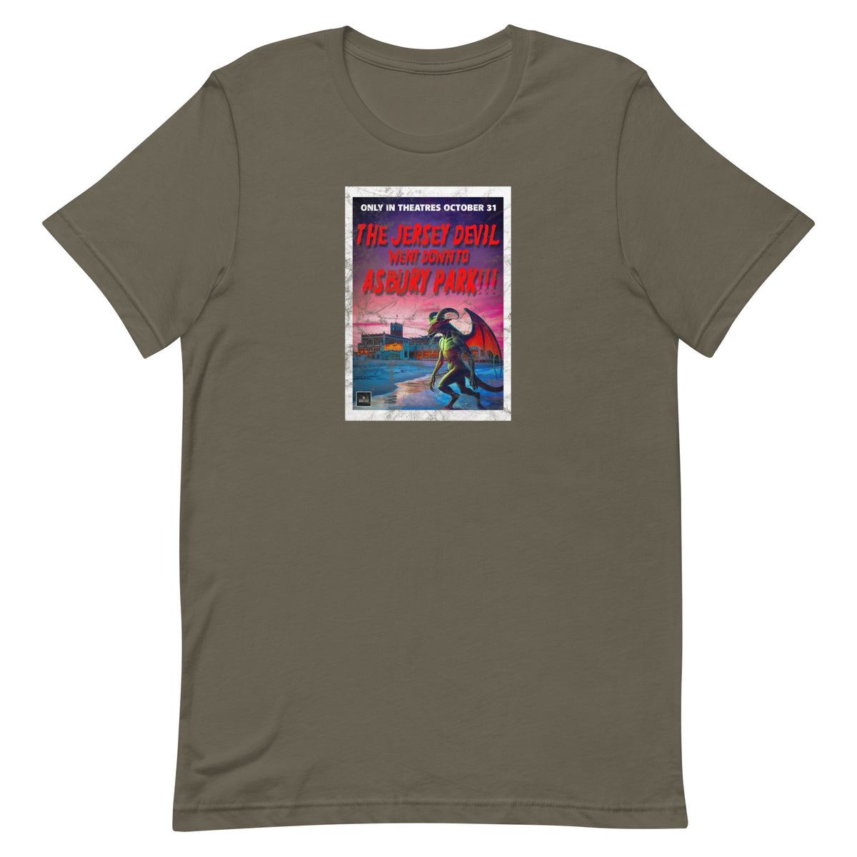 The Jersey Devil Went Down To Asbury Park!!! - Unisex t-shirt Army