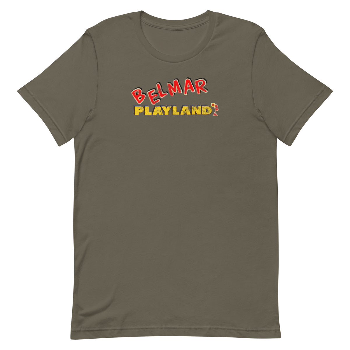 Belmar Playland - BELMAR - Unisex t-shirt Army