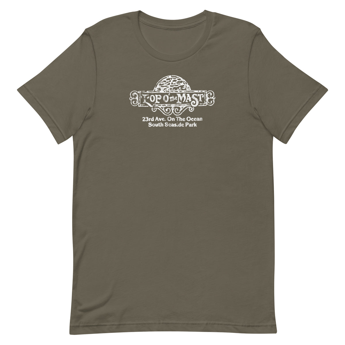 Top O' The Mast - SEASIDE PARK - Unisex t-shirt Army