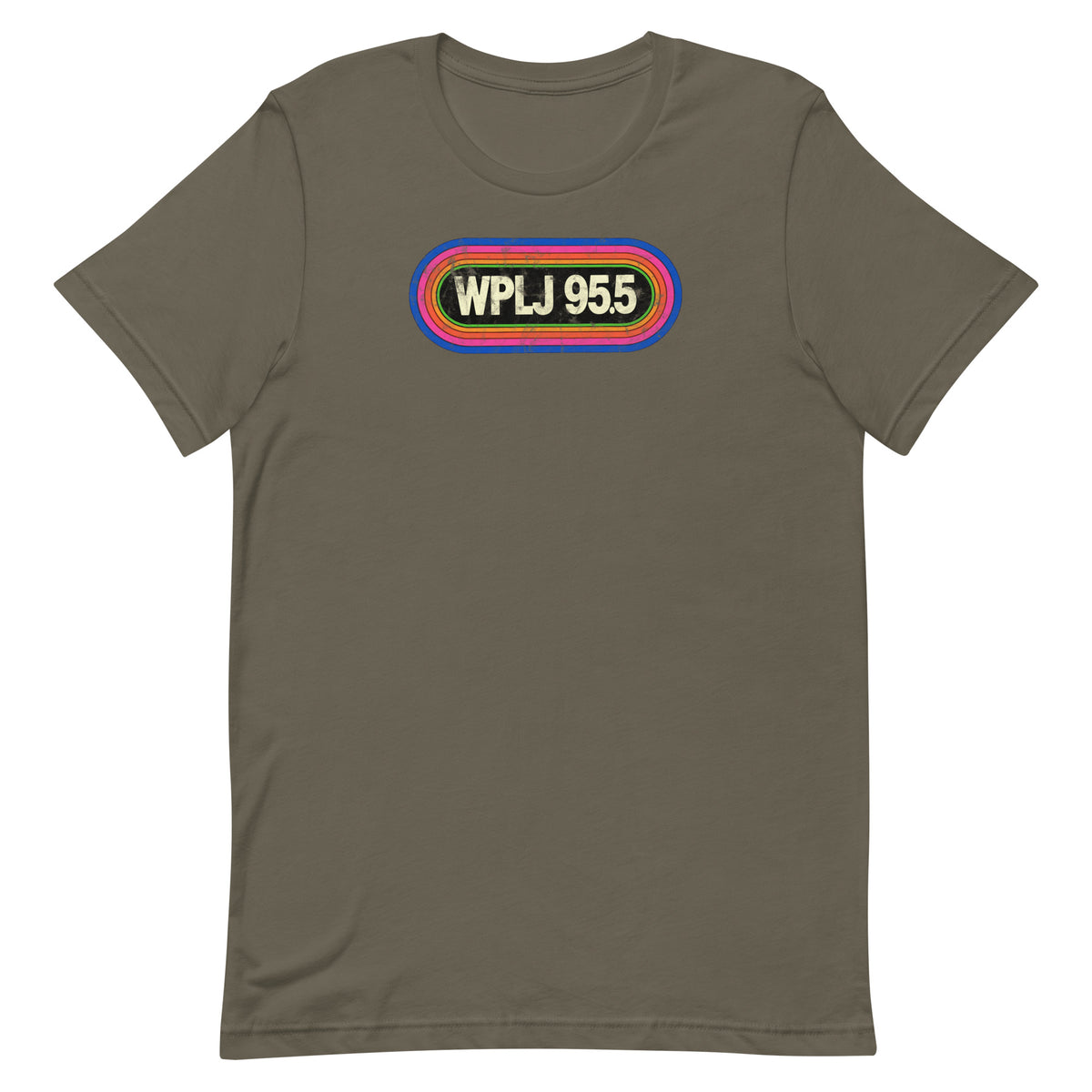 WPLJ 95.5 - NEW JERSEY / NEW YORK / CONNECTICUT - Unisex t-shirt Army