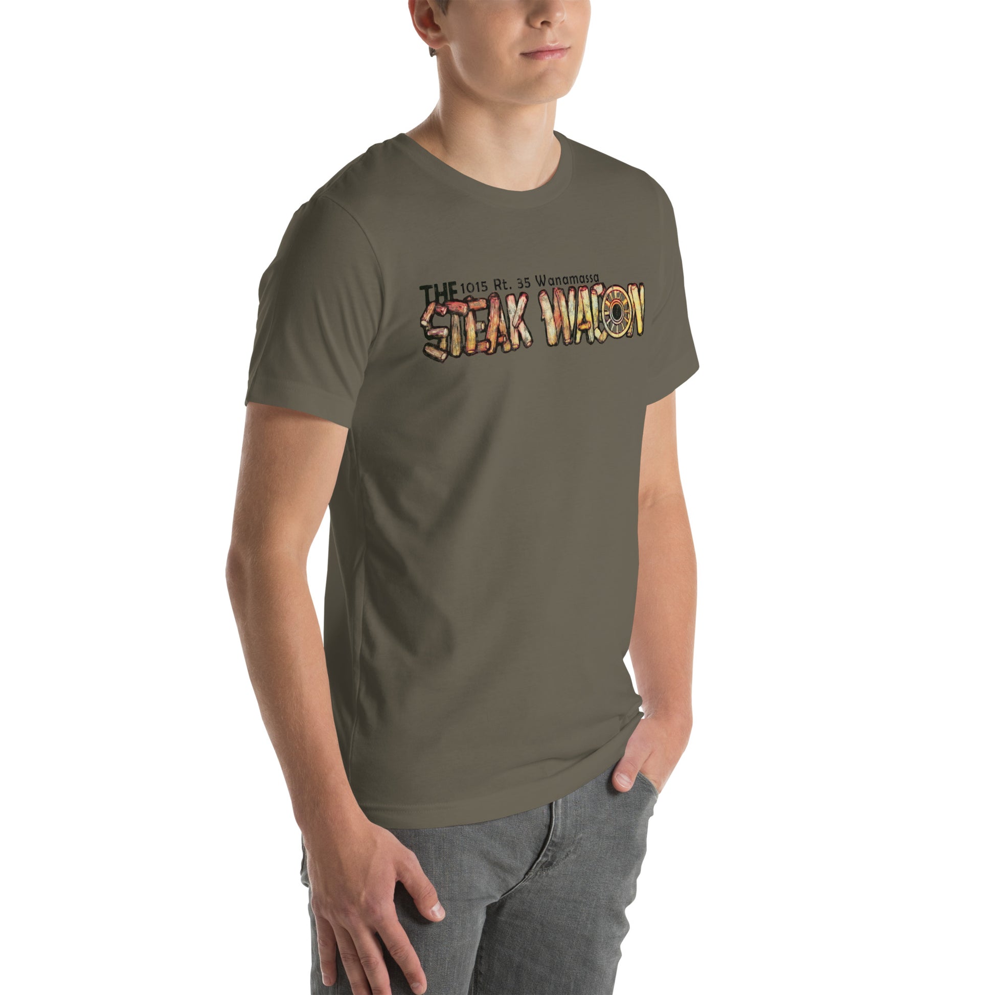 The Steak Wagon - WANAMASSA - Unisex t-shirt