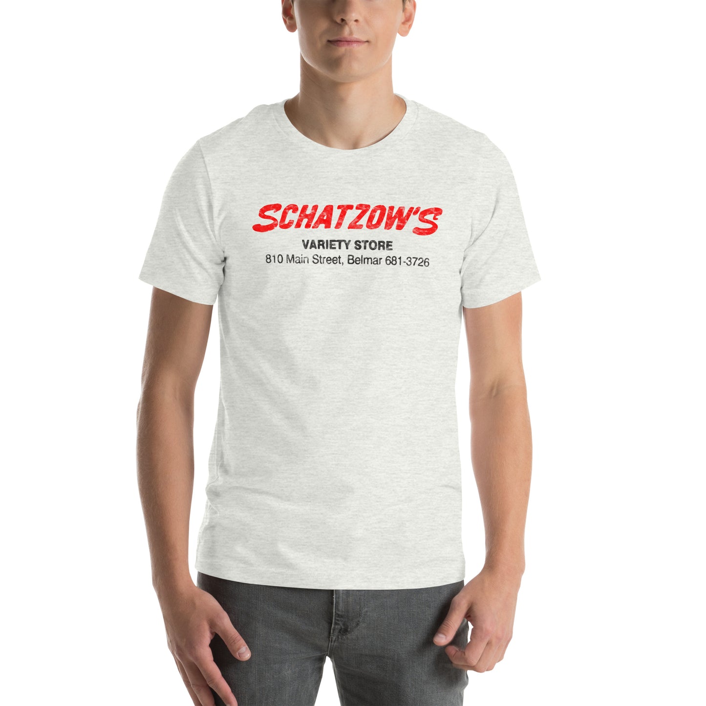 Schatzow's Variety Store - BELMAR - Unisex t-shirt Ash