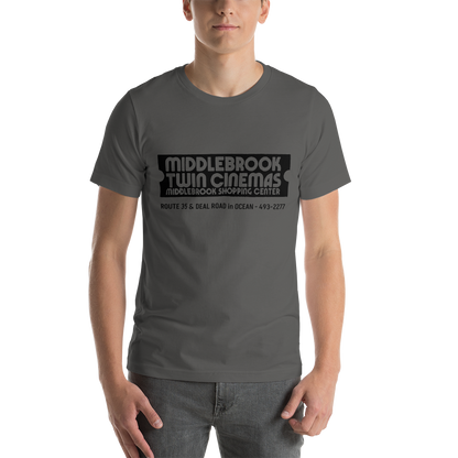 Middlebrook Twin Cinema - OCEAN - Unisex t-shirt Asphalt