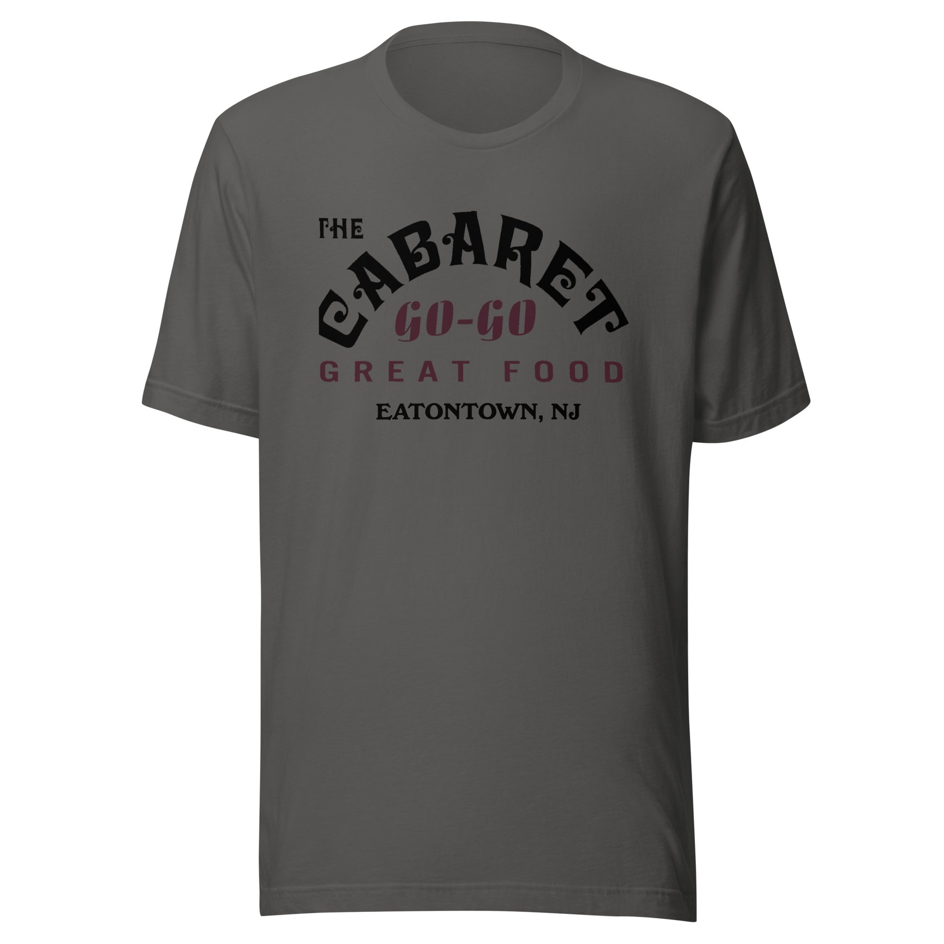 The Cabaret Go-Go Bar - EATONTOWN - Unisex t-shirt Asphalt