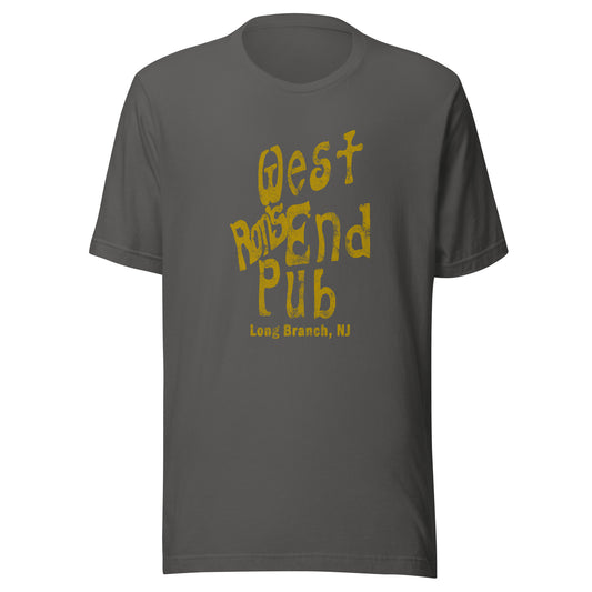 Ron's West End Pub - LONG BRANCH - Unisex t-shirt Asphalt