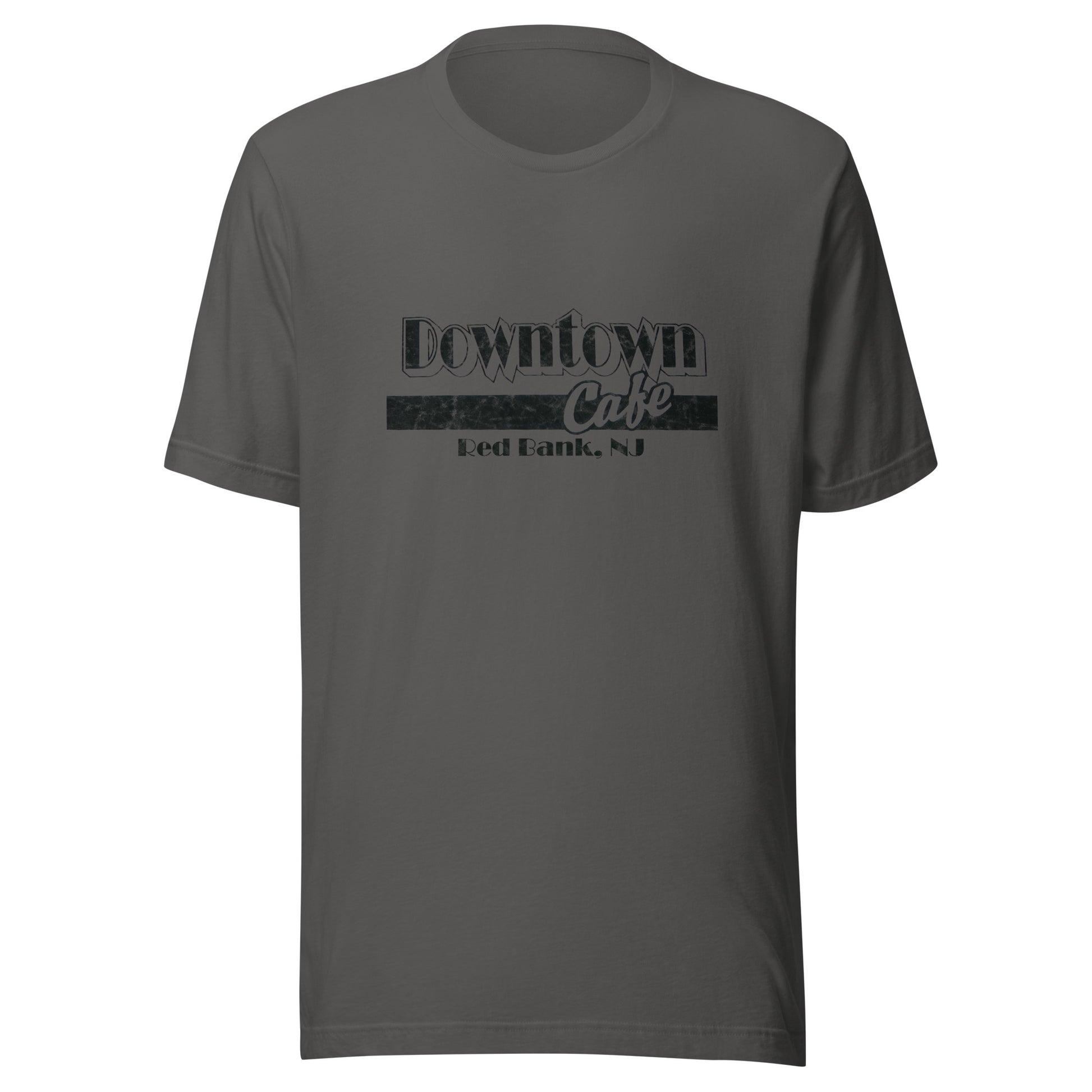 Downtown Cafe - RED BANK - Unisex t-shirt Asphalt