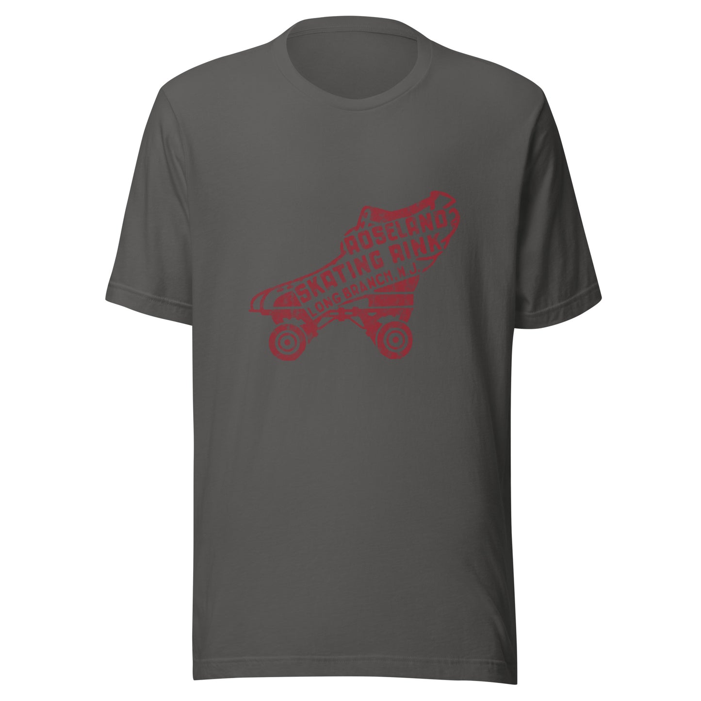 Roseland Skating Rink - LONG BRANCH - Unisex t-shirt Asphalt