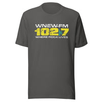 WNEW FM 102.7 Where Rock Lives - NEW YORK / NEW JERSEY / CONNECTICUT - Unisex t-shirt