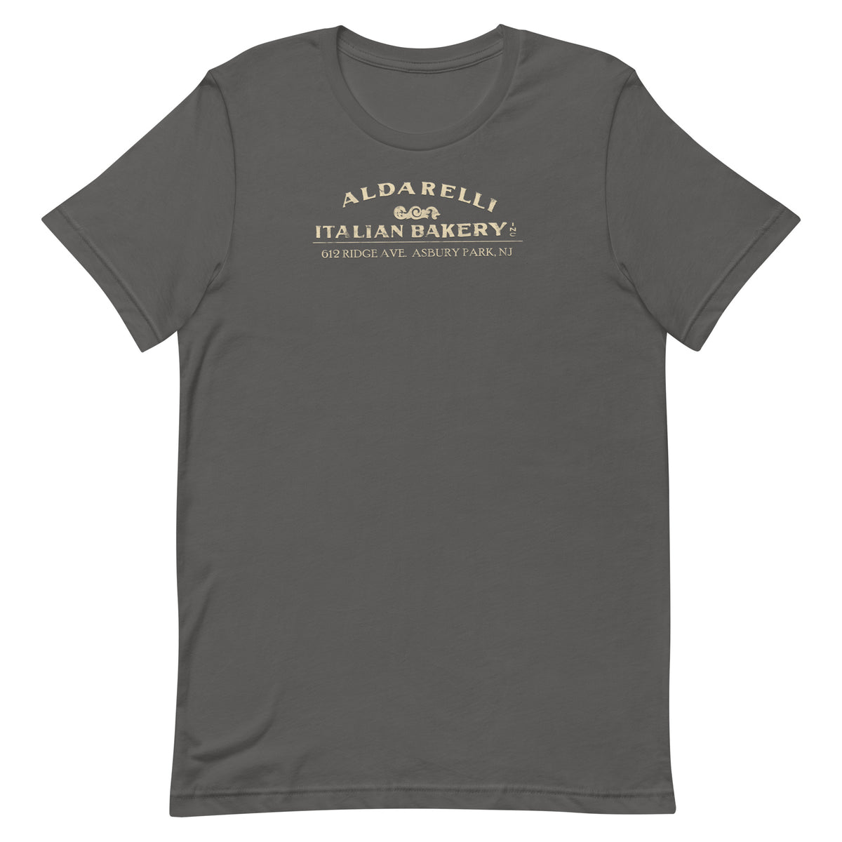 Aldarelli Italian Bakery - ASBURY PARK - Unisex t-shirt Asphalt