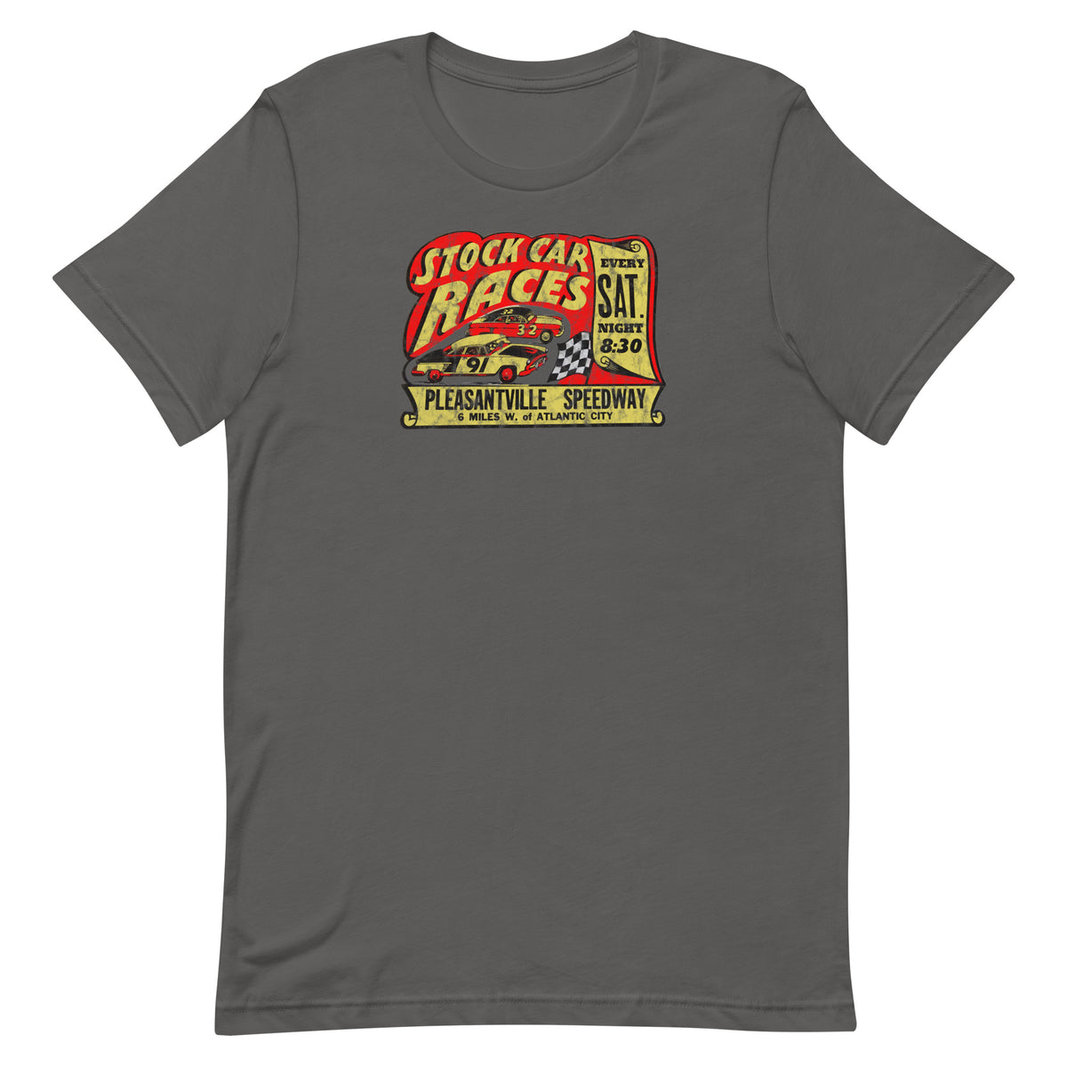 Pleasantville Speedway - PLEASANTVILLE - Unisex t-shirt