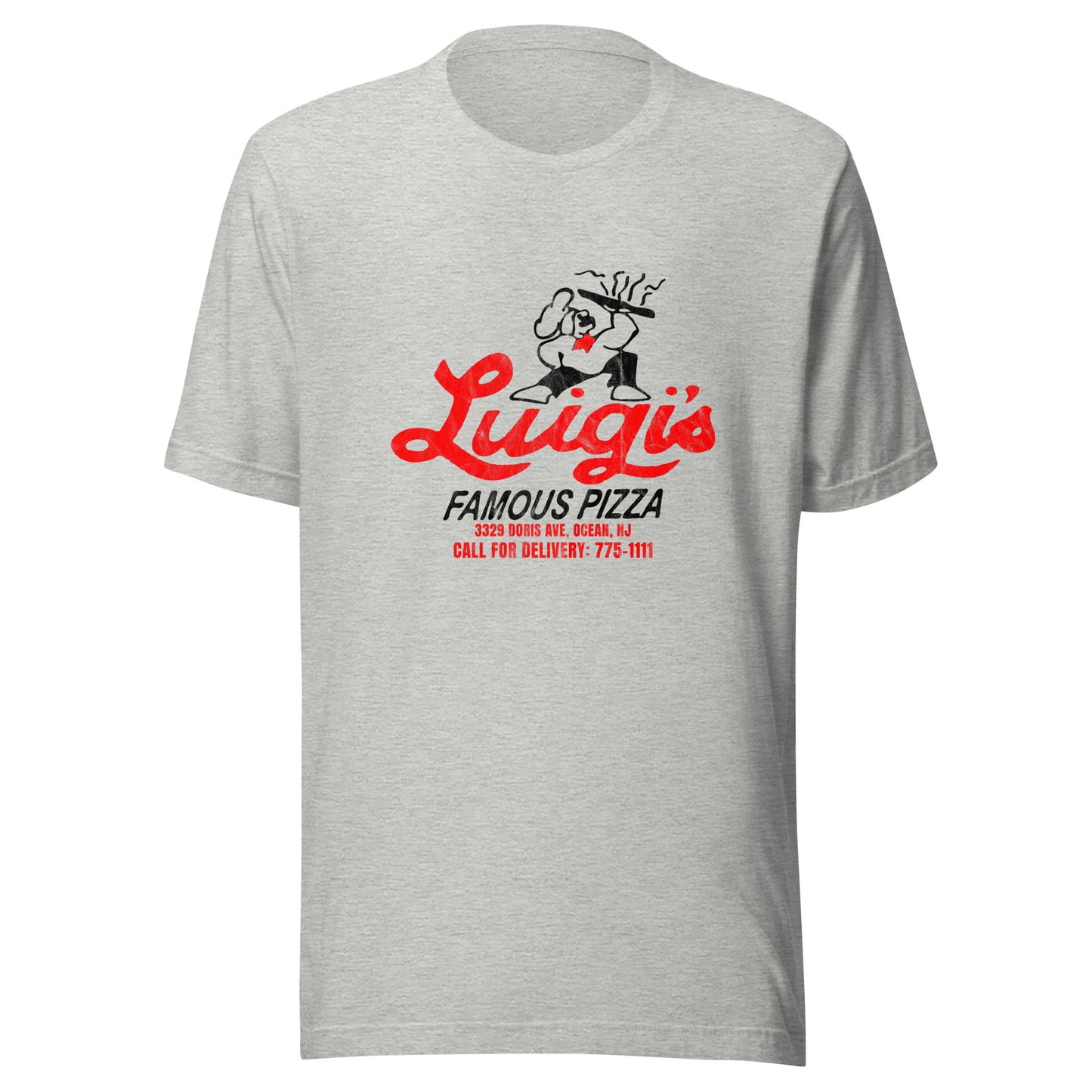 Luigi's Pizza - OCEAN - Unisex t-shirt Athletic Heather