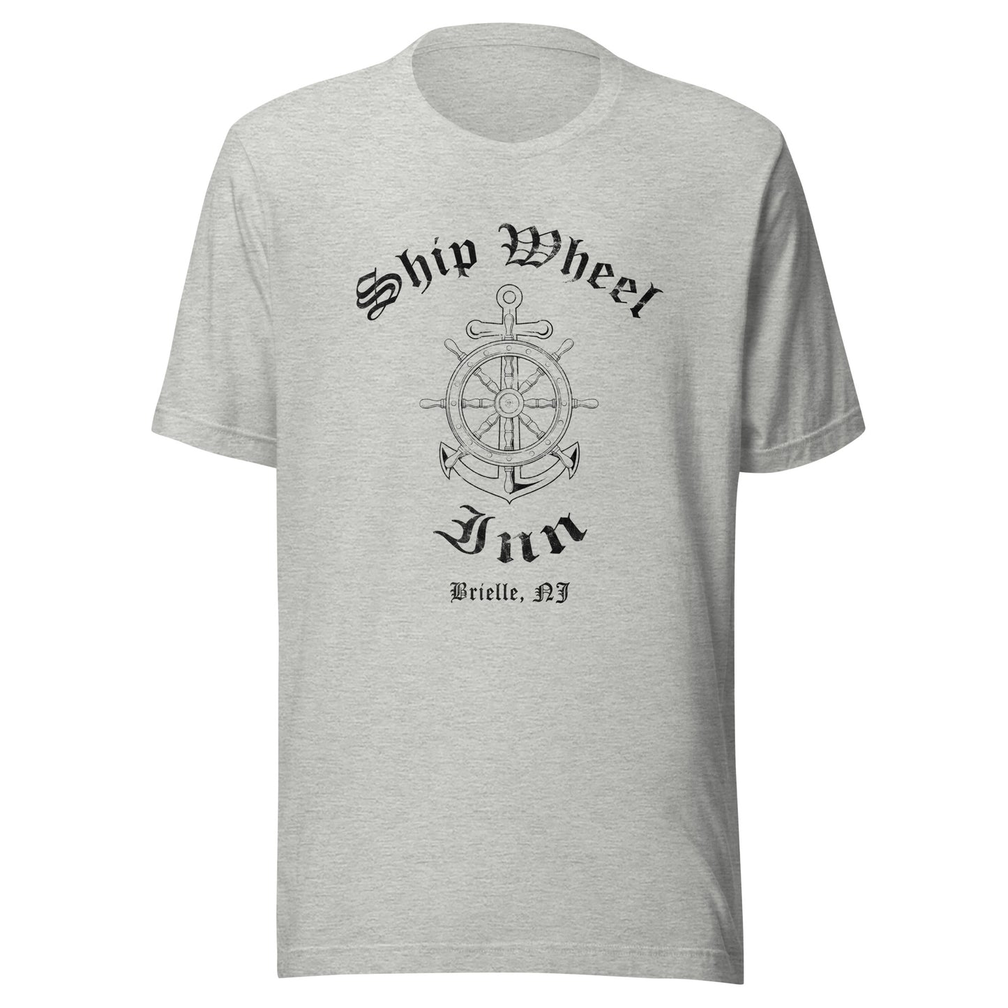 Ship Wheel Inn - BRIELLE - Unisex t-shirt Athletic Heather