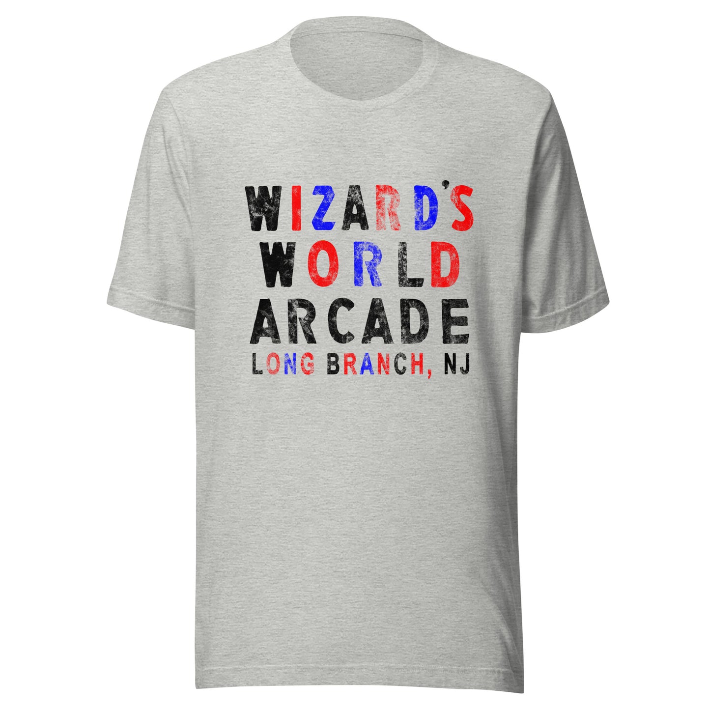 Wizard's World Arcade - LONG BRANCH - Unisex t-shirt Athletic Heather