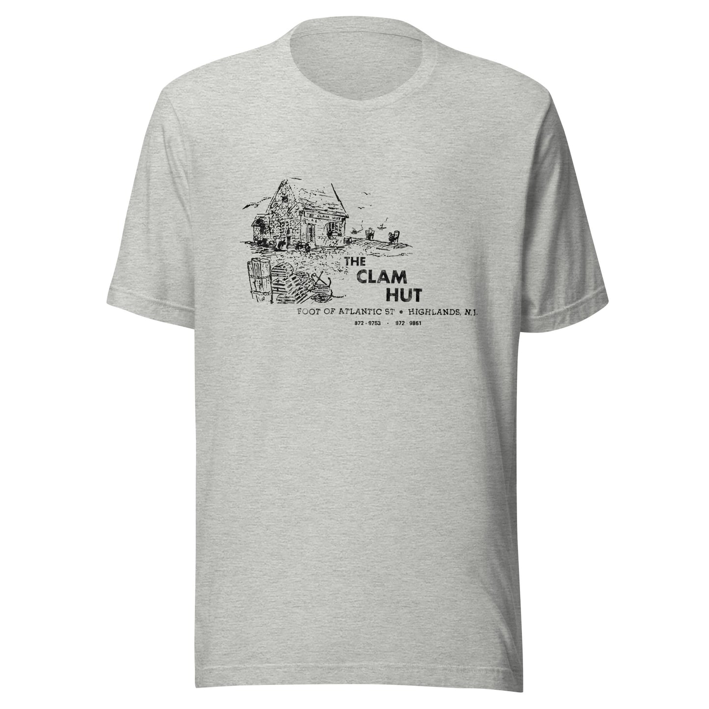 The Clam Hut - HIGHLANDS - Unisex t-shirt Athletic Heather
