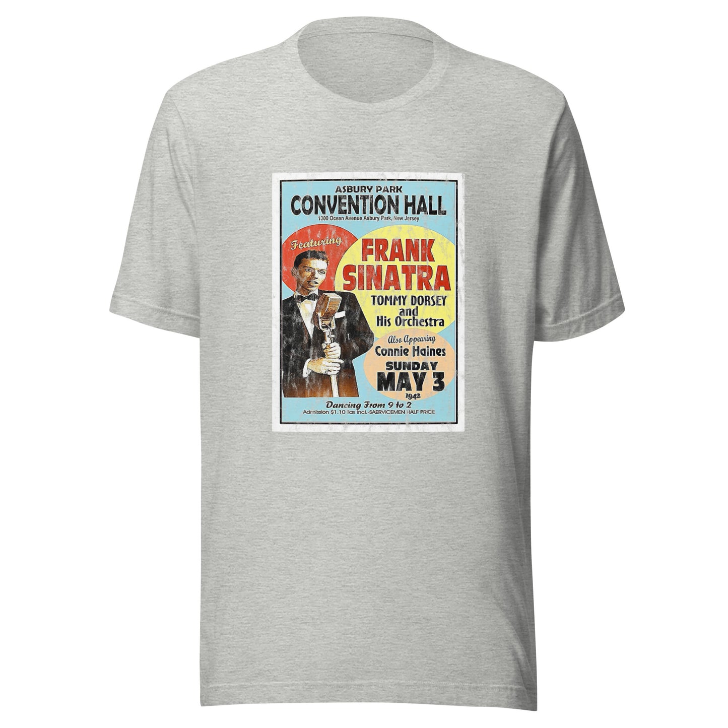 Sinatra at Convention Hall - ASBURY PARK - Unisex t-shirt Athletic Heather