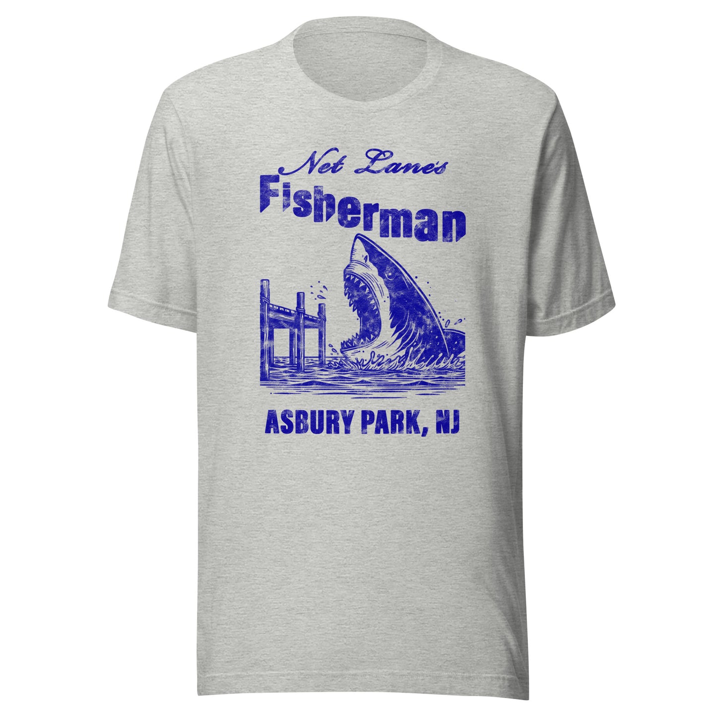Net Lane's Fisherman - ASBURY PARK - Unisex t-shirt Athletic Heather