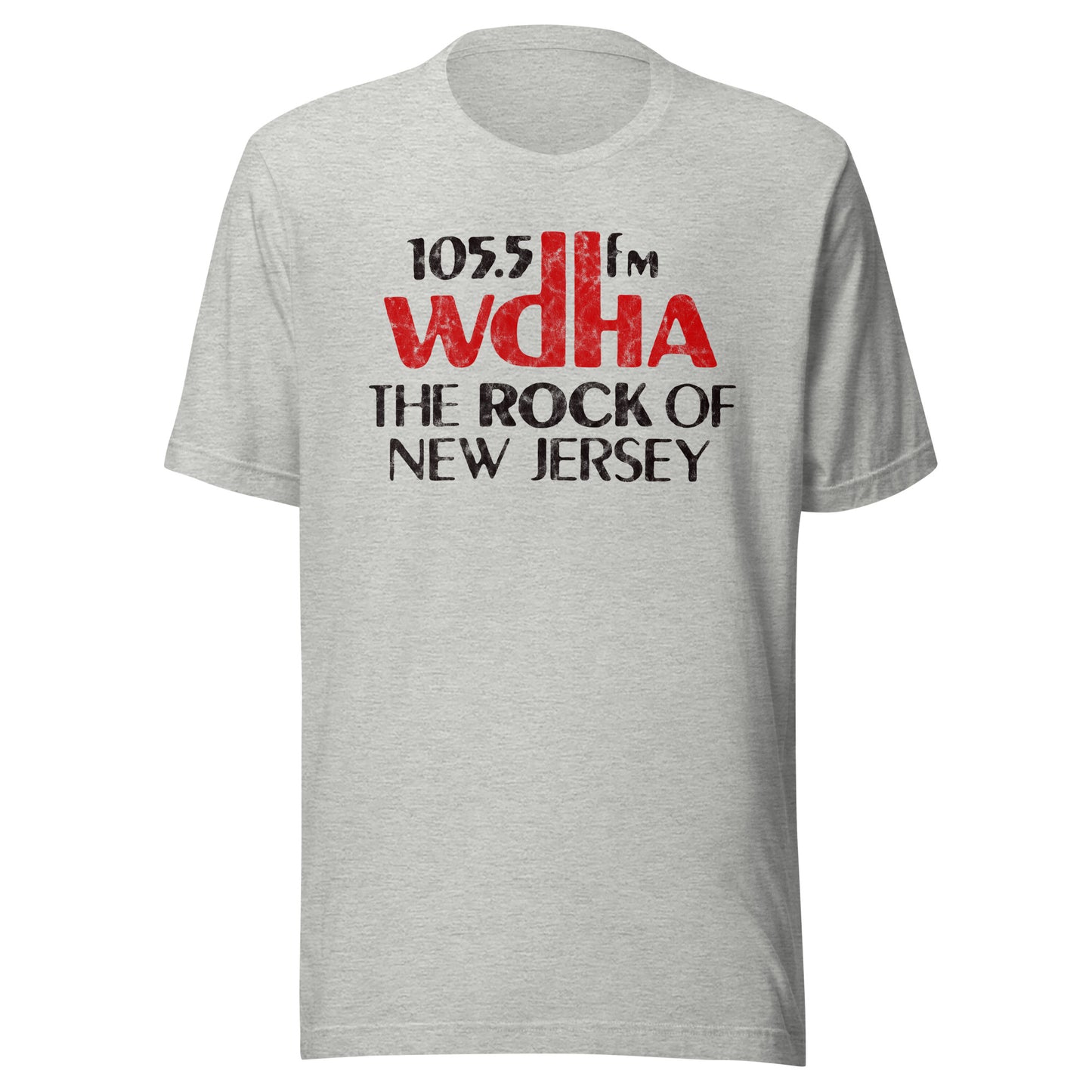 WDHA 105.5 FM - NEW YORK / NEW JERSEY - Unisex t-shirt Athletic Heather