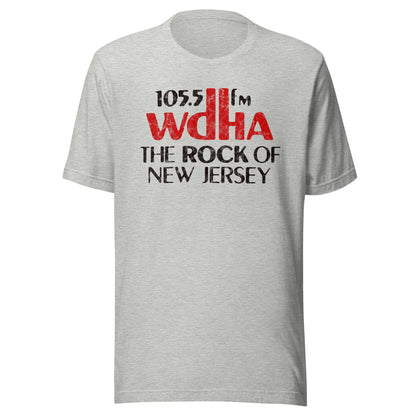 WDHA 105.5 FM - NEW YORK / NEW JERSEY - Unisex t-shirt Athletic Heather
