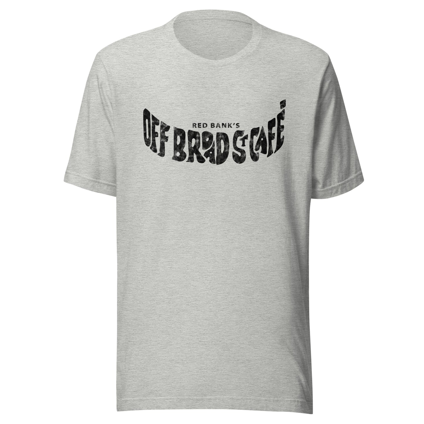 Off Broad St. Cafe - RED BANK - Unisex t-shirt Athletic Heather