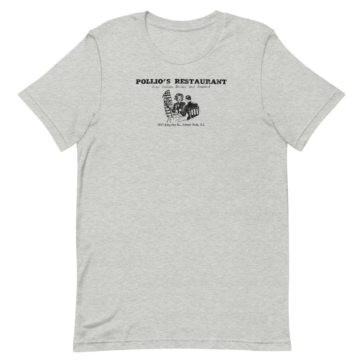 Pollio's Restaurant - ASBURY PARK - Unisex t-shirt Athletic Heather