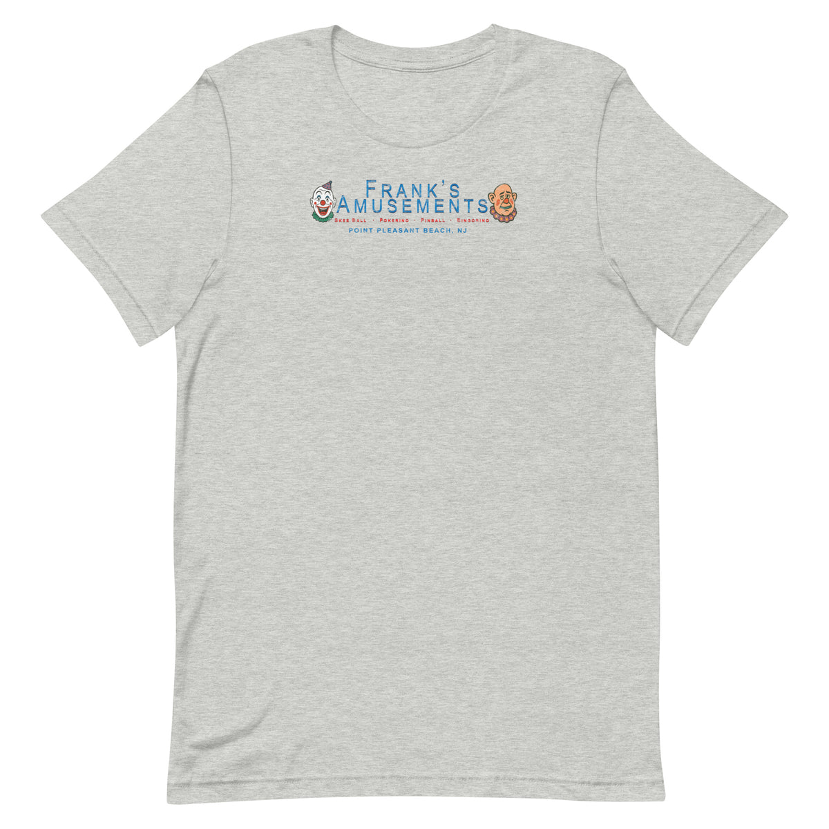 Frank's Amusements - POINT PLEASANT BEACH - Unisex t-shirt Athletic Heather