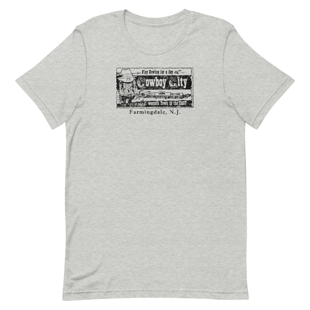 Cowboy City - FARMINGDALE - Unisex t-shirt Athletic Heather