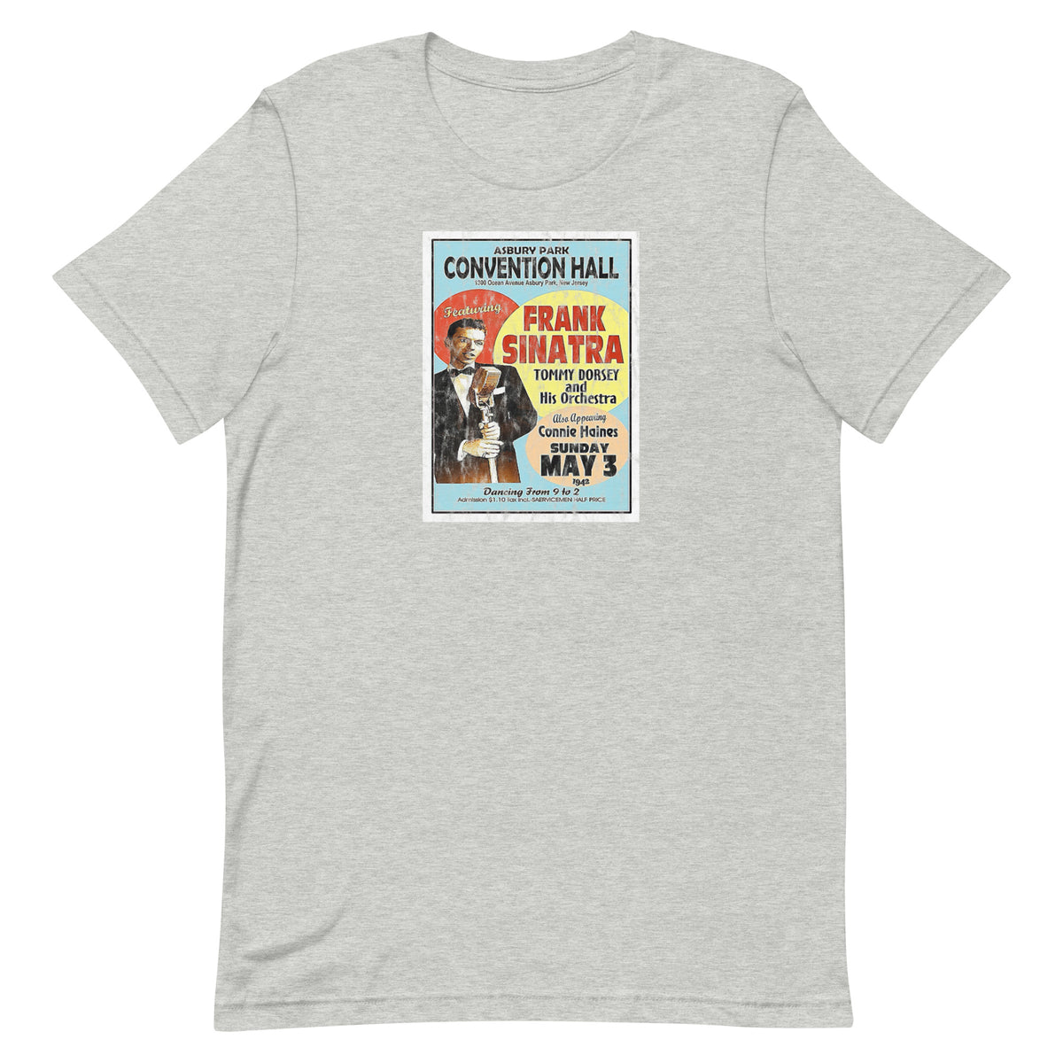Sinatra at Convention Hall - ASBURY PARK - Unisex t-shirt