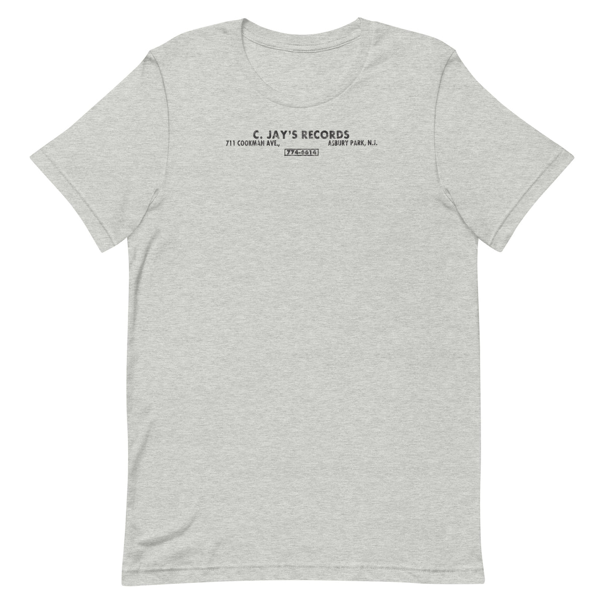 C. Jay's Records - ASBURY PARK - Unisex t-shirt Athletic Heather