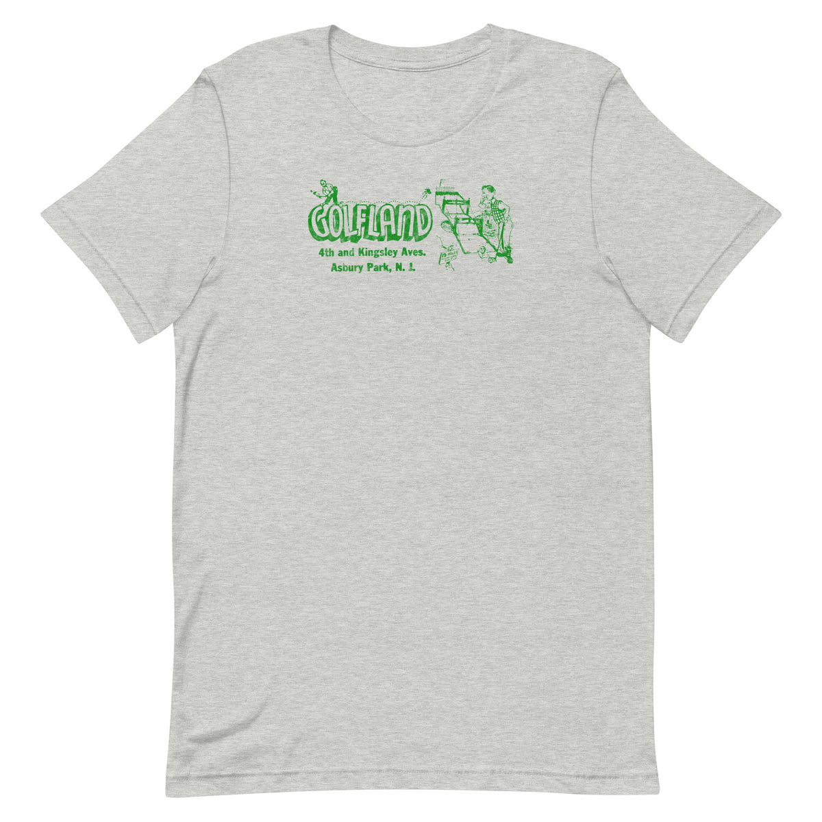 GOLFLAND - ASBURY PARK - Unisex t-shirt Athletic Heather