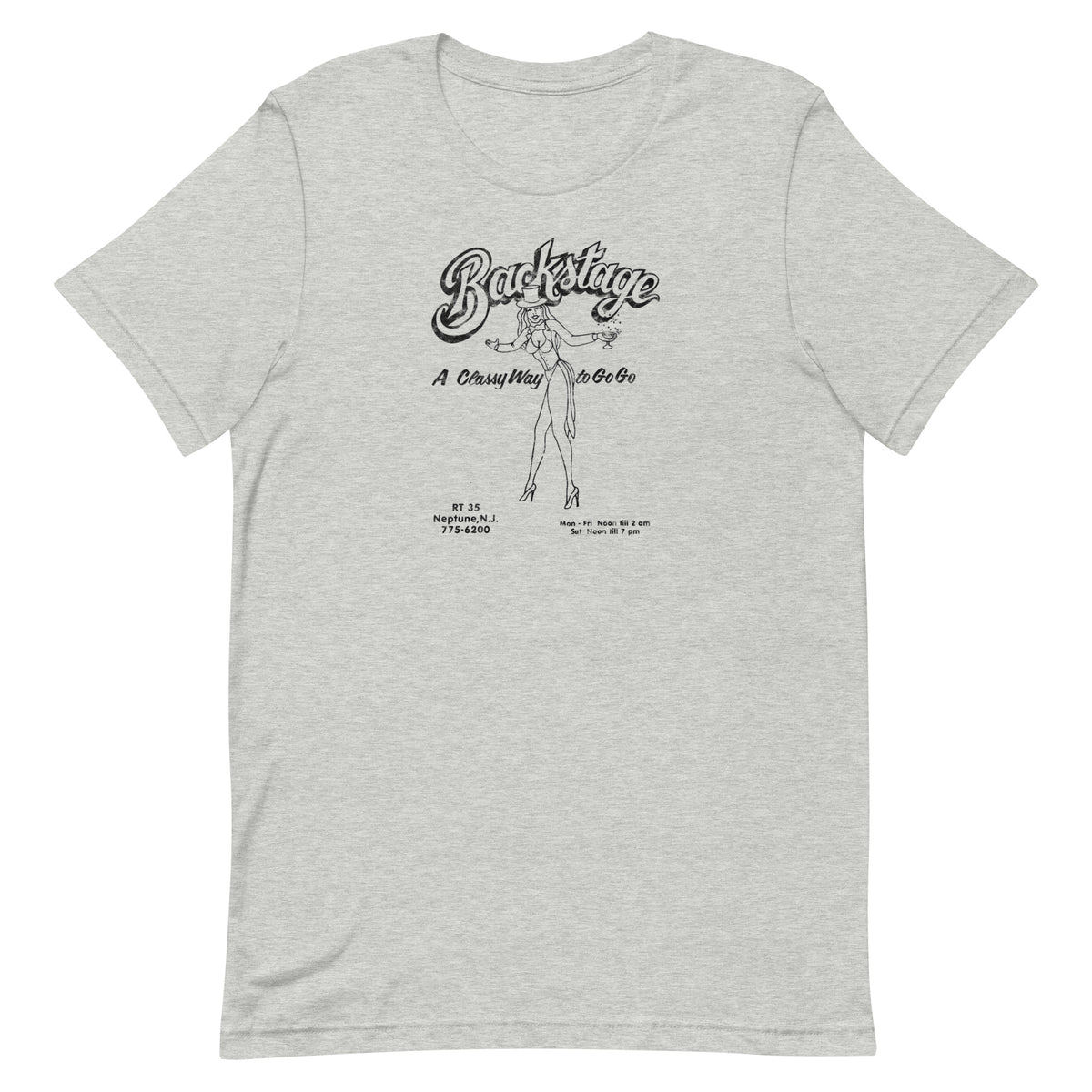 Backstage Go-Go Club - NEPTUNE - Unisex t-shirt Athletic Heather