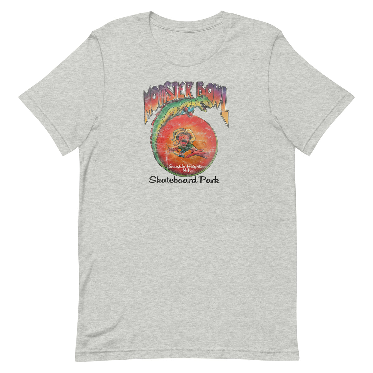 Monster Bowl Skateboard Park - SEASIDE HEIGHTS - Unisex t-shirt