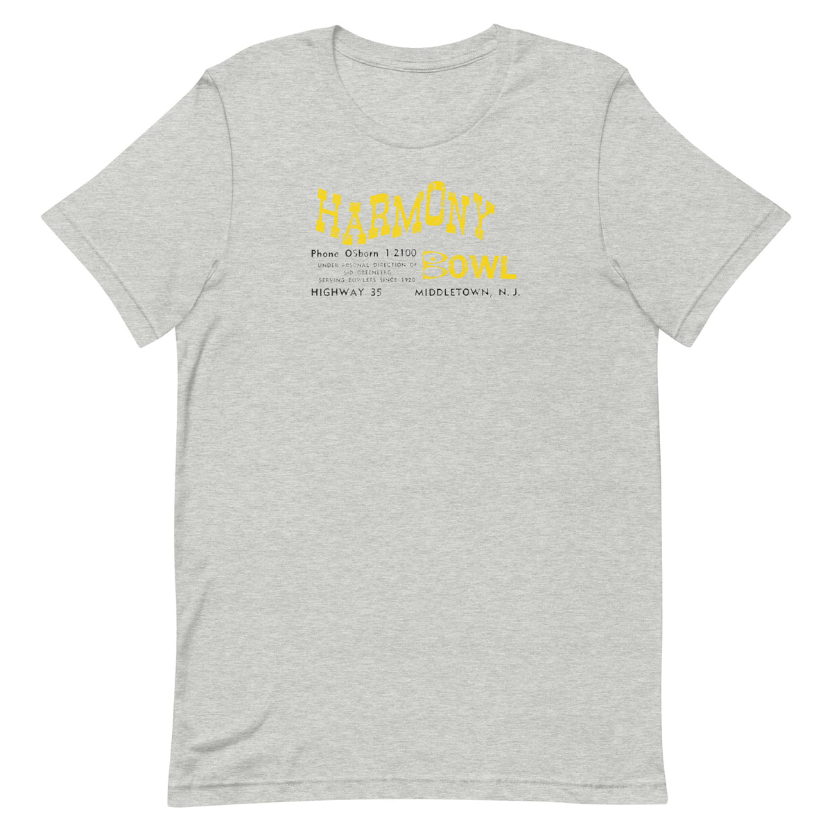 Harmony Bowl - MIDDLETOWN - Unisex t-shirt