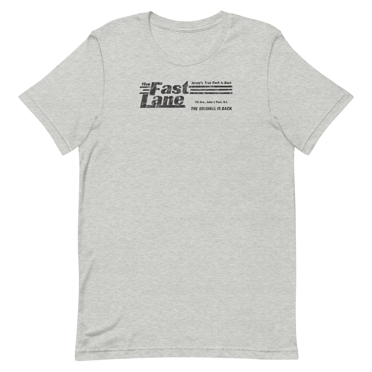 The Fast Lane (Black Logo) - ASBURY PARK - Unisex t-shirt Athletic Heather
