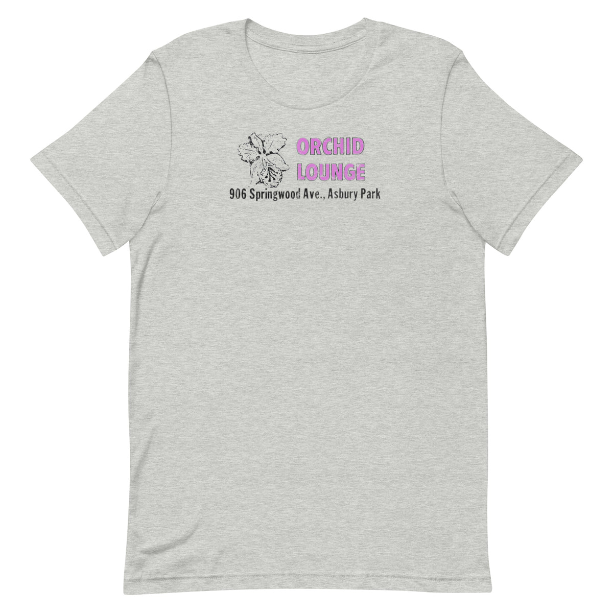 Orchid Lounge - ASBURY PARK - Unisex t-shirt Athletic Heather