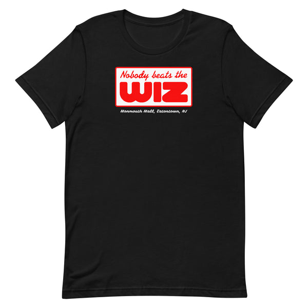 Nobody Beats The Wiz - EATONTOWN - MONMOUTH MALL - Unisex t-shirt