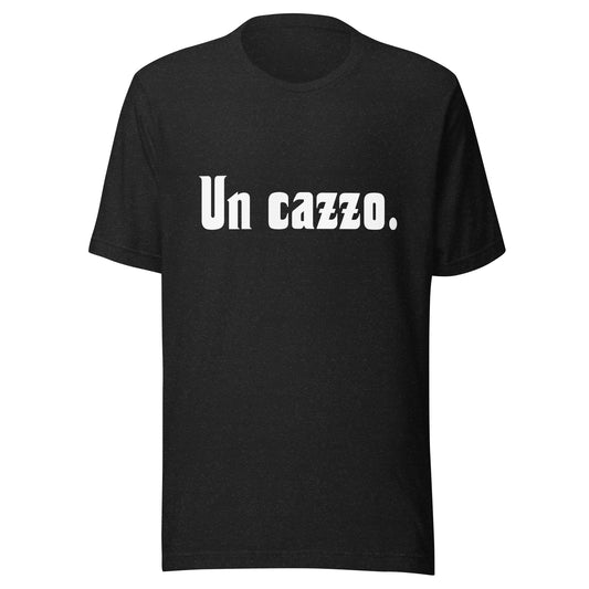 Un cazzo - Unisex t-shirt Black Heather