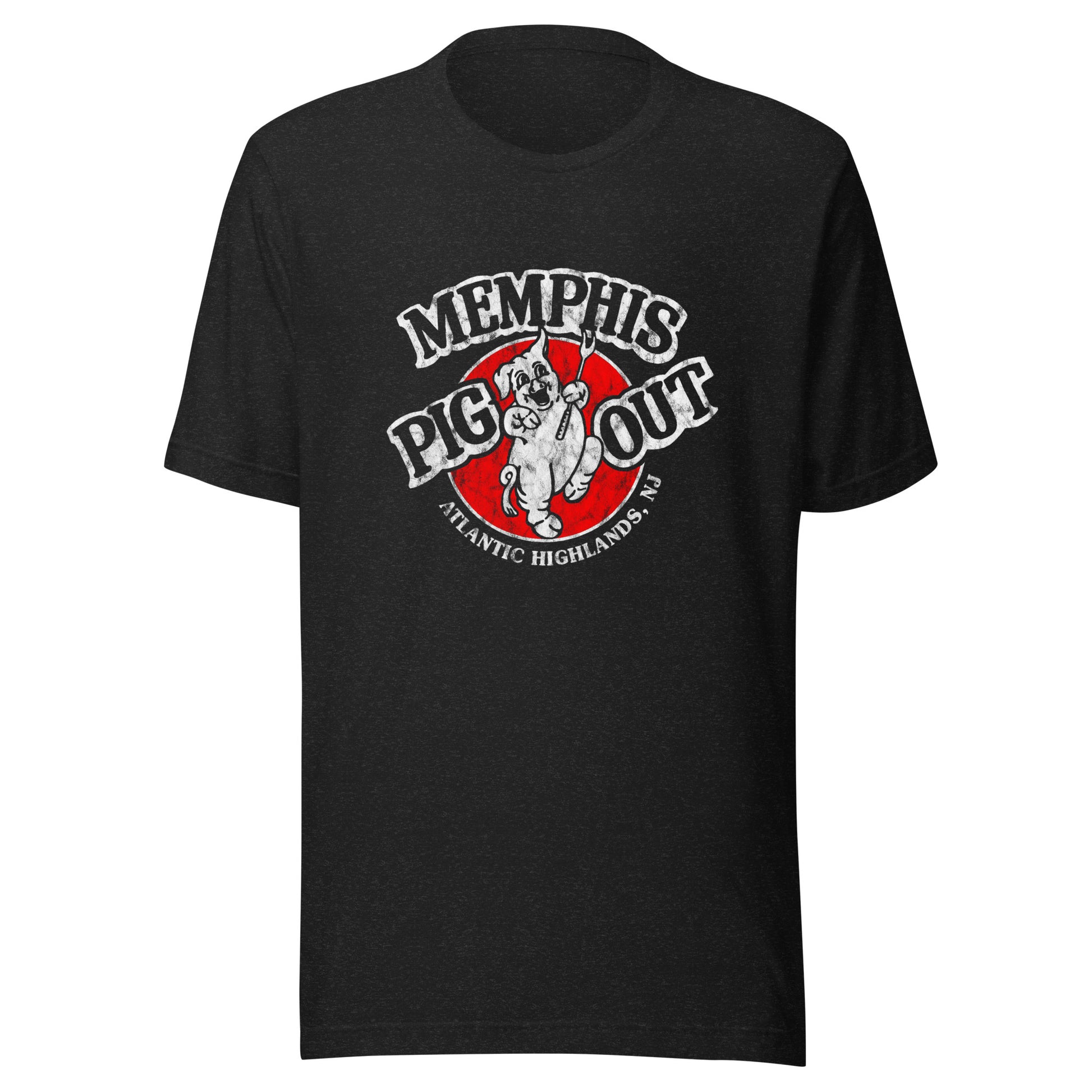 Memphis Pig Out - ATLANTIC HIGHLANDS - Unisex t-shirt Black Heather