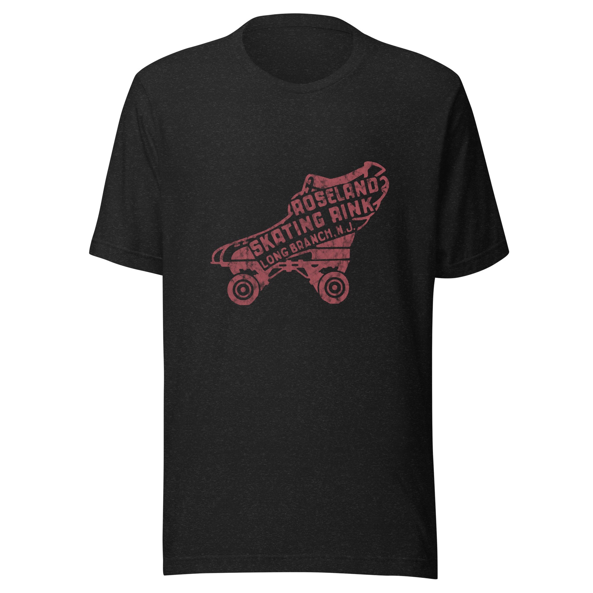 Roseland Skating Rink - LONG BRANCH - Unisex t-shirt Black Heather