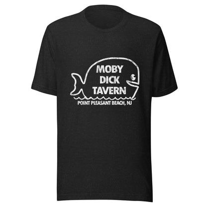 MOBY DICK TAVERN - POINT PLEASANT BEACH - Unisex t-shirt Black Heather