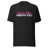 Rock Lives WNEW-FM 102.7 - NEW JERSEY / NEW YORK / CONNECTICUT - Unisex t-shirt