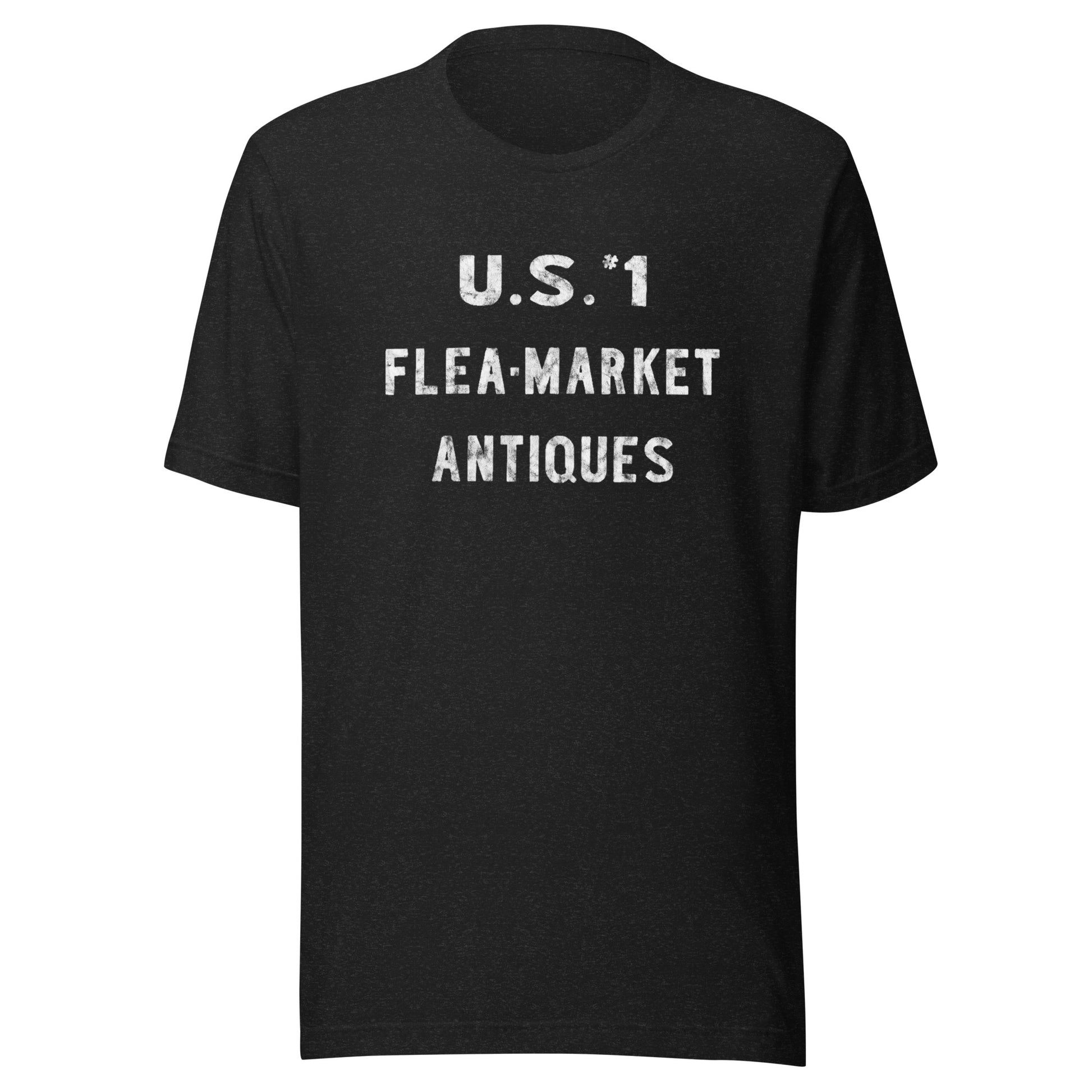 U.S. #1 Flea Market - NEW BRUNSWICK - Unisex t-shirt Black Heather