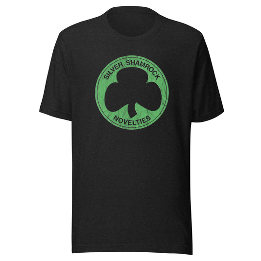 Silver Shamrock Novelties - Unisex t-shirt Black Heather
