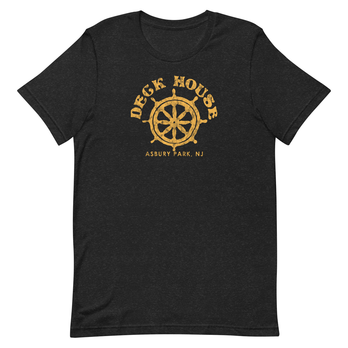 Deck House - ASBURY PARK - Unisex t-shirt Black Heather
