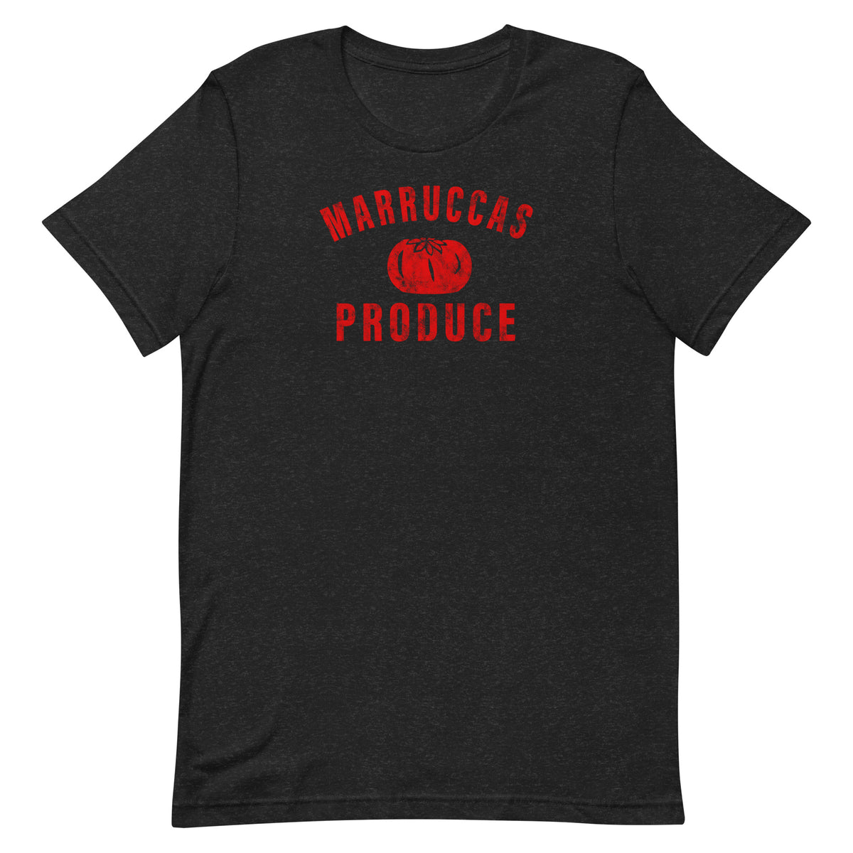 Marrucca's Produce - ASBURY PARK - Unisex t-shirt Black Heather