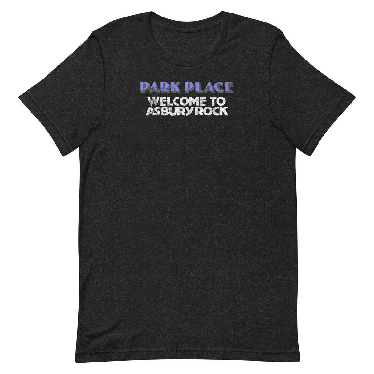 Park Place - ASBURY PARK - Unisex t-shirt Black Heather