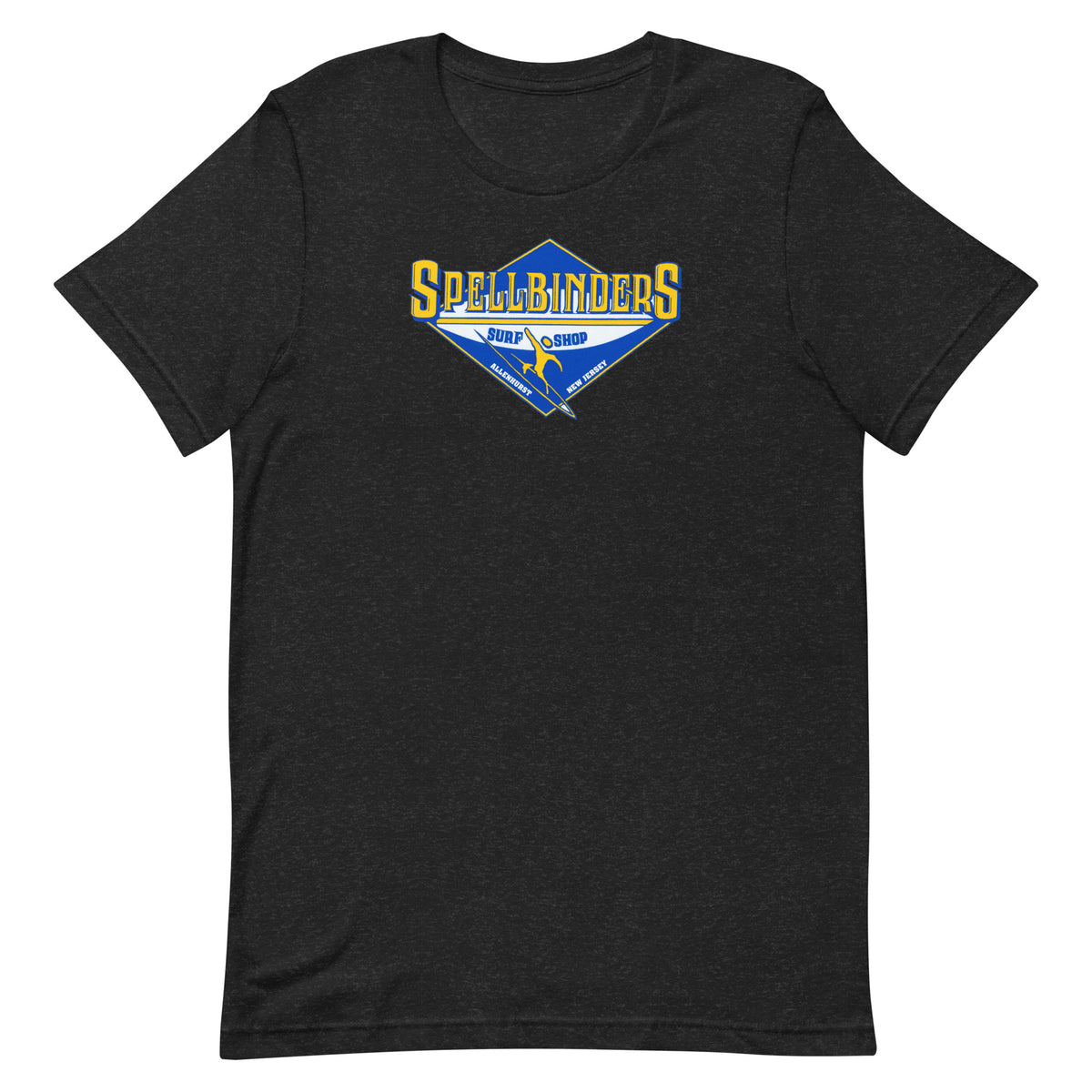 Spellbinder's Surf & Snow - ALLENHURST - Unisex t-shirt Black Heather