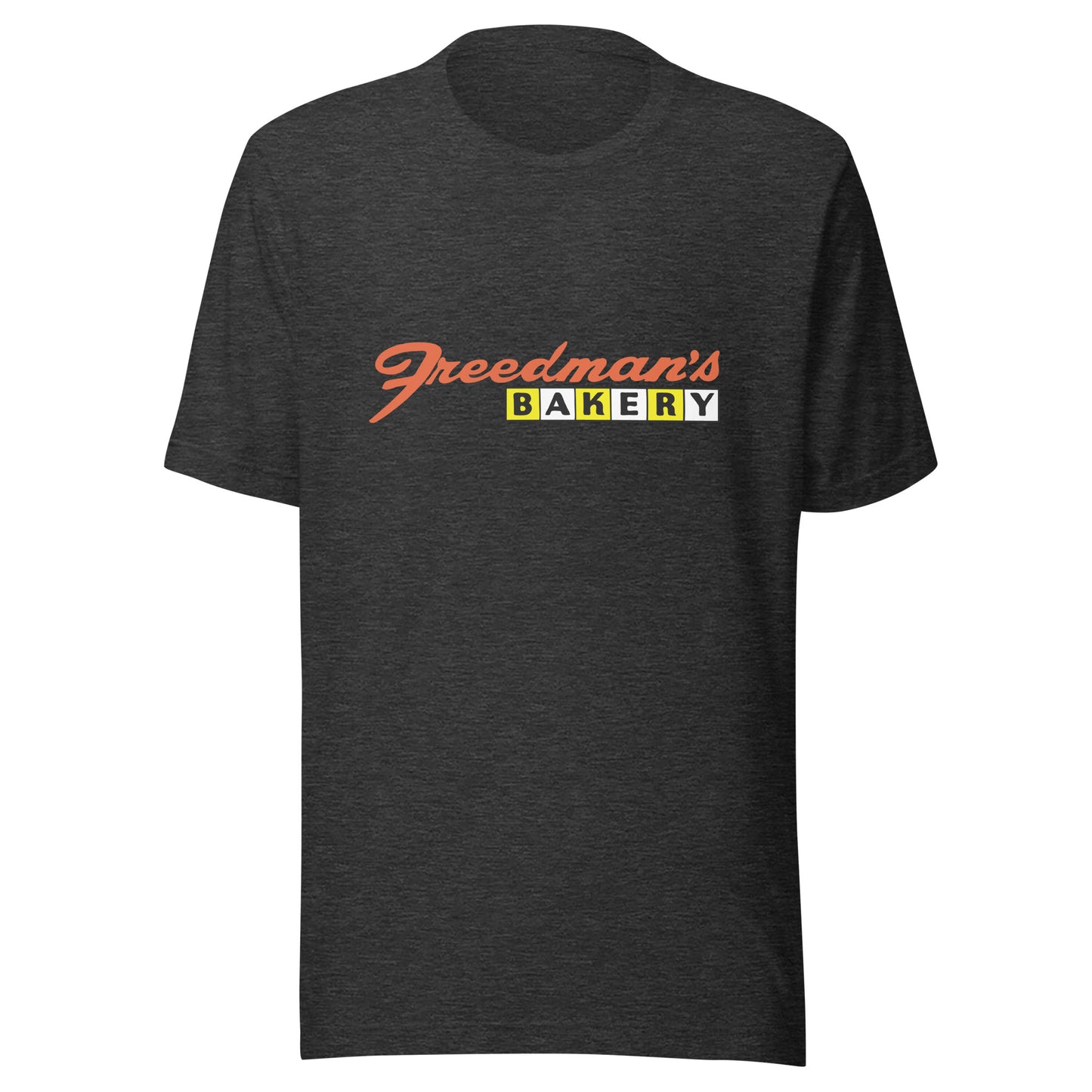 Freedman's Bakery - MULTIPLE LOCATIONS - Unisex t-shirt Dark Grey Heather