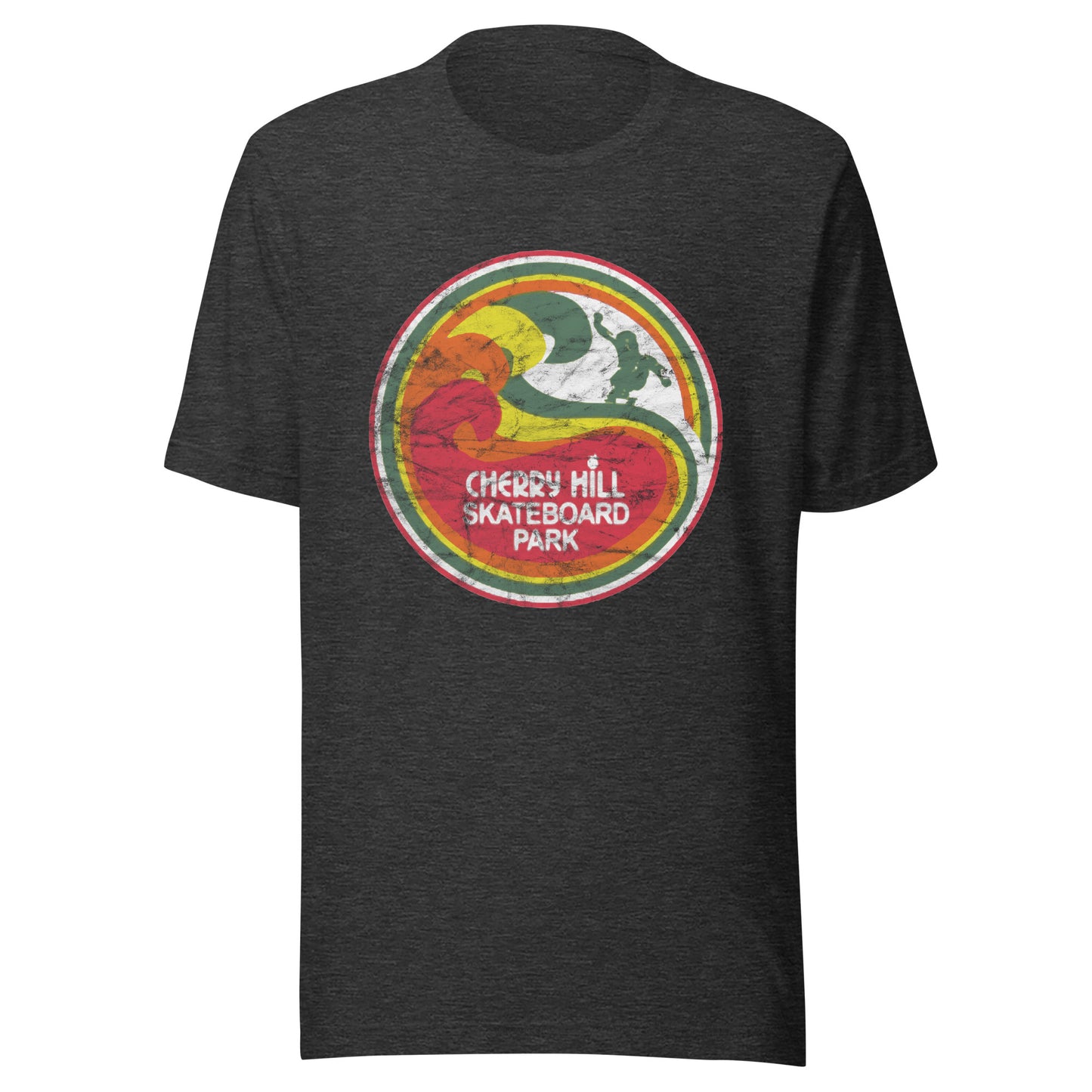 Cherry Hill Skateboard Park - CHERRY HILL - Unisex t-shirt Dark Grey Heather
