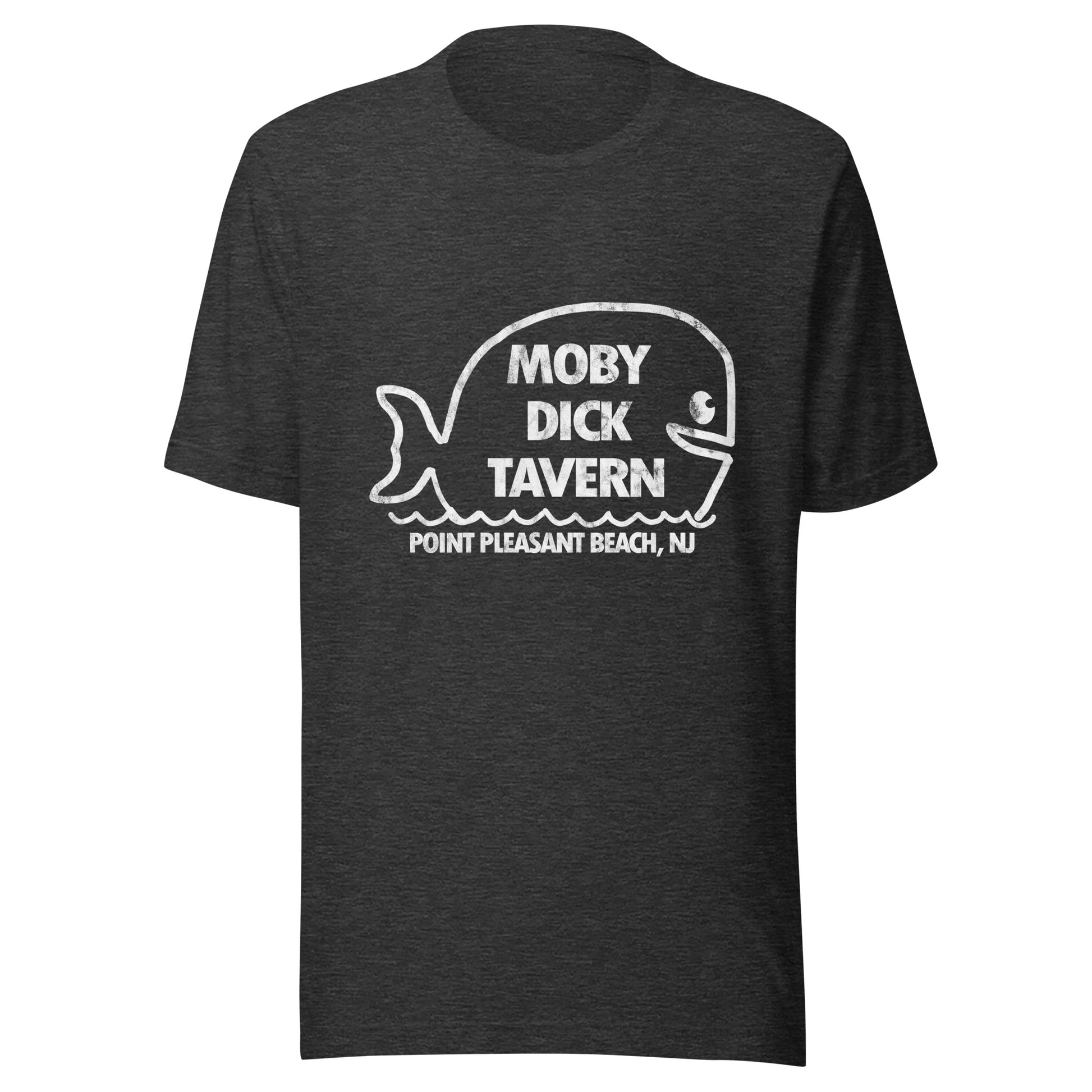 MOBY DICK TAVERN - POINT PLEASANT BEACH - Unisex t-shirt Dark Grey Heather