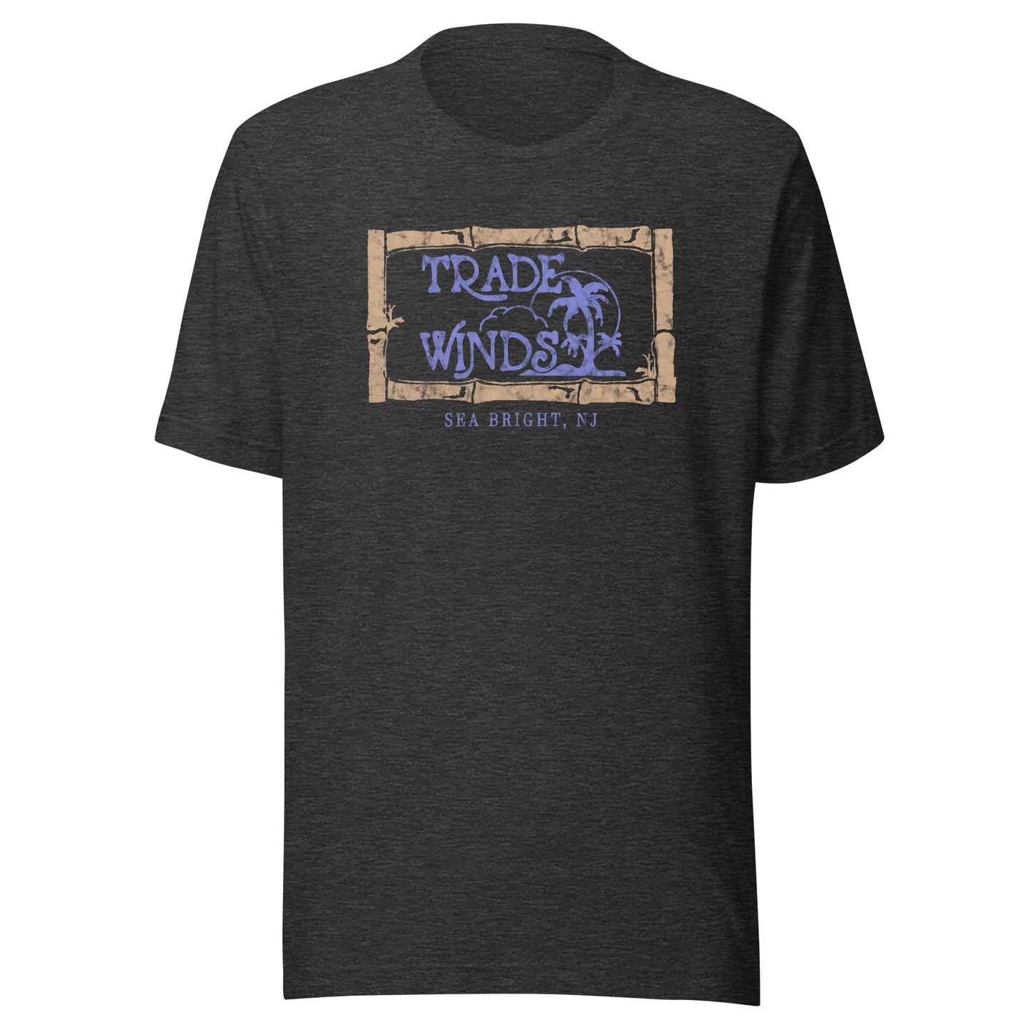 Tradewinds Night Club - SEA BRIGHT - Unisex t-shirt Dark Grey Heather